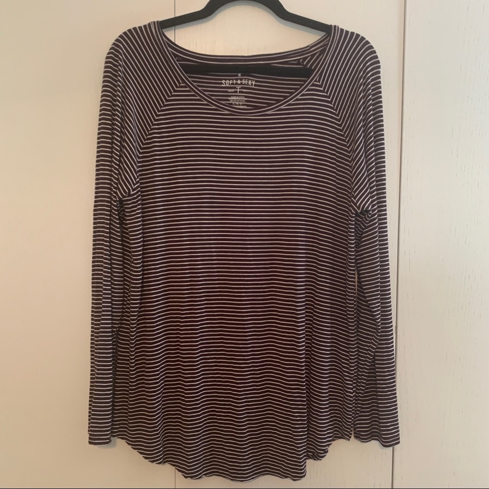 American Eagle Soft & Sexy Striped Longsleeve